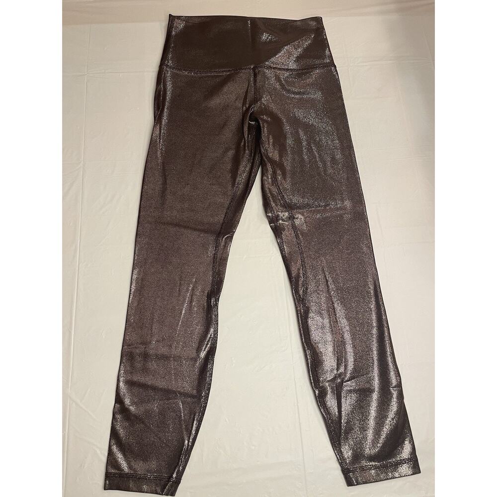 Lululemon Align Pant Shine 6 Radiate Foil Print French Press 25"
